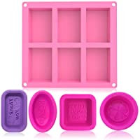 LOVEXIU Moldes Silicona- Molde Silicona 5 Piezas- moldes Silicona Manualidades 10 cavidades- moldes de Silicona…